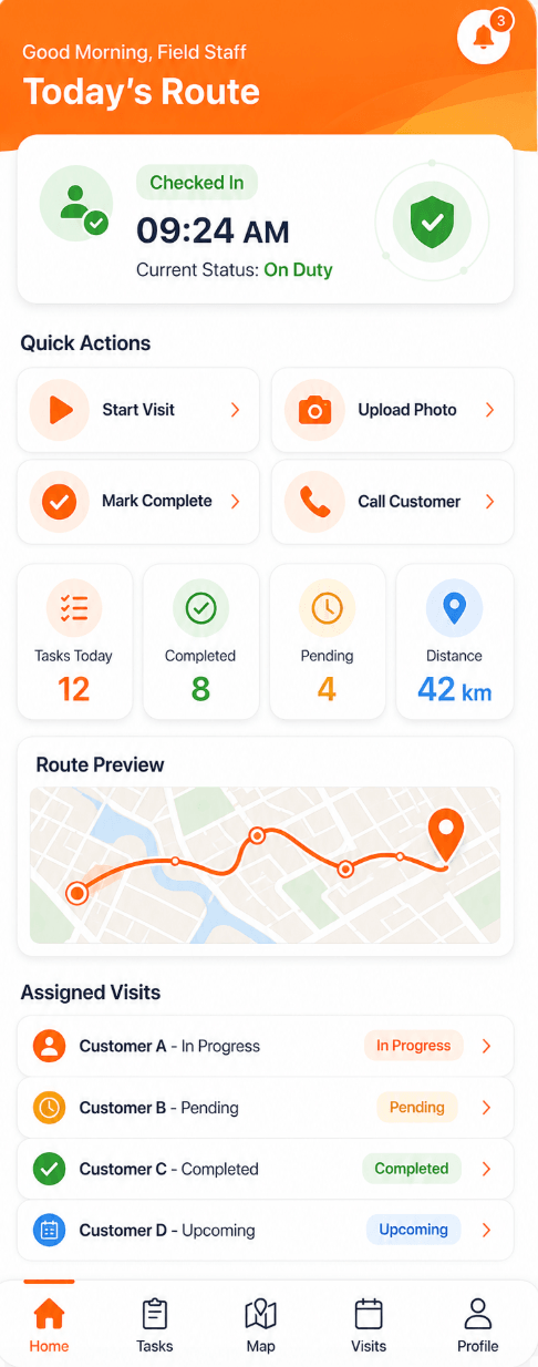 Mobile App Preview